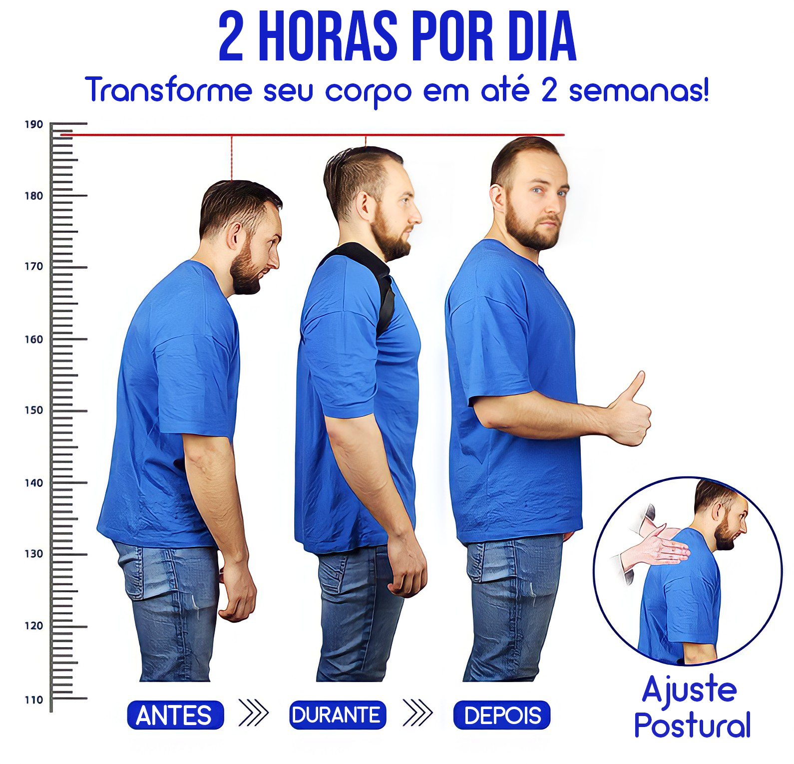 Terapia magnética Back Posture Corrector, apoio ajustável do ombro, correção de postura sentada, respirável e Shaping