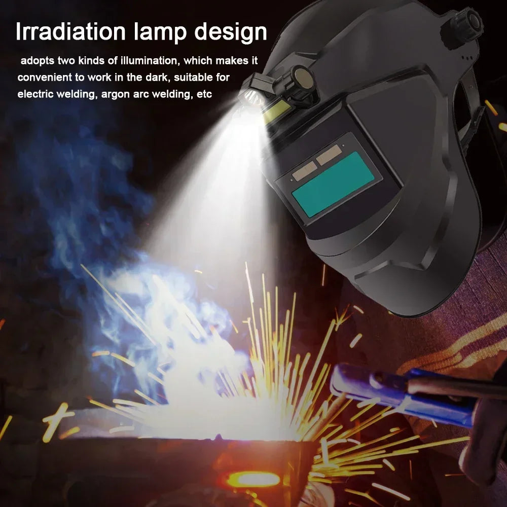 Automatic Welding Helmet Welder Mask Automatic Transform for Welding Machine Full Face Welder Mask for Arc Weld Grind Cut