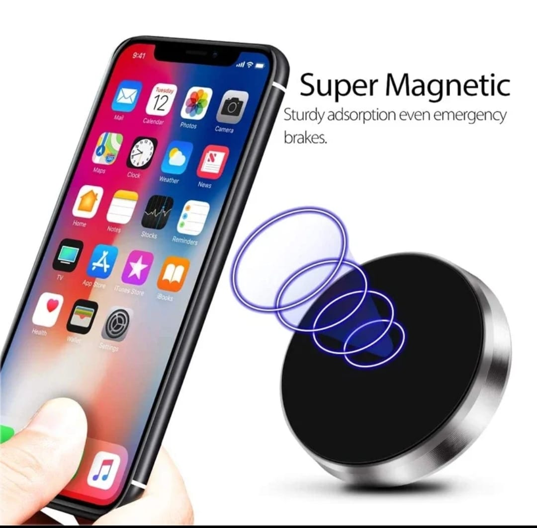 Suporte do telefone do carro magnético universal, suporte de montagem, vara no painel, parede para iphone, xiaomi, huawei