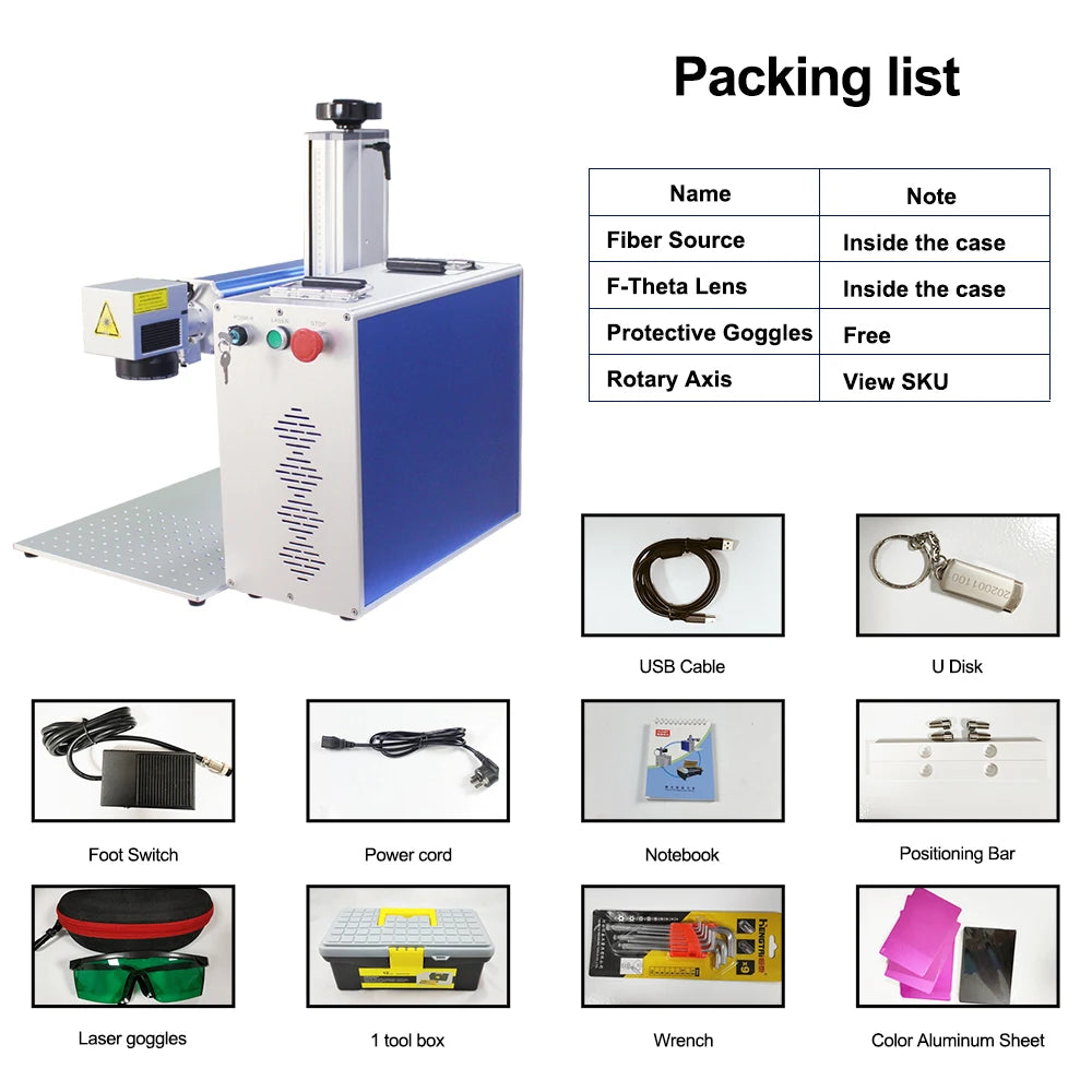 Máquina de marcação a laser de fibra Raycus MAX, Hunst 50W 30W para joias DIY, ouro, prata, anel, pulseira, máquina de corte de metal e gravação