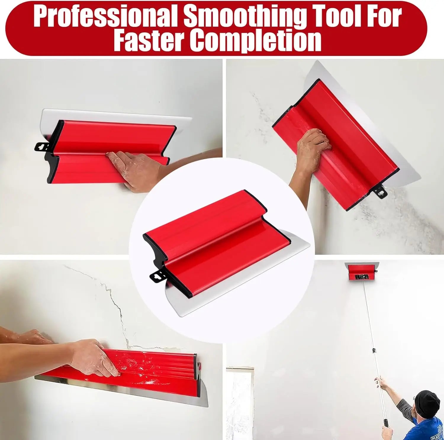 Espátula de alisamento de drywall Skimming Lâmina flexível Pintura Acabamento Skimming Lâminas 25/40CM Ferramenta de construção Ferramentas de reboco de parede