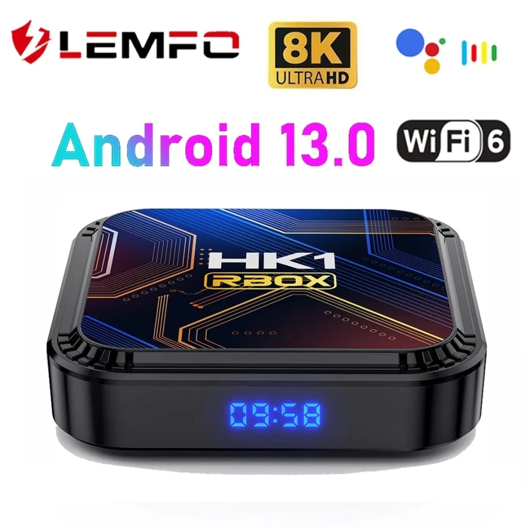 TV BOX, CAIXA SMART ANDROID 13.0 8K